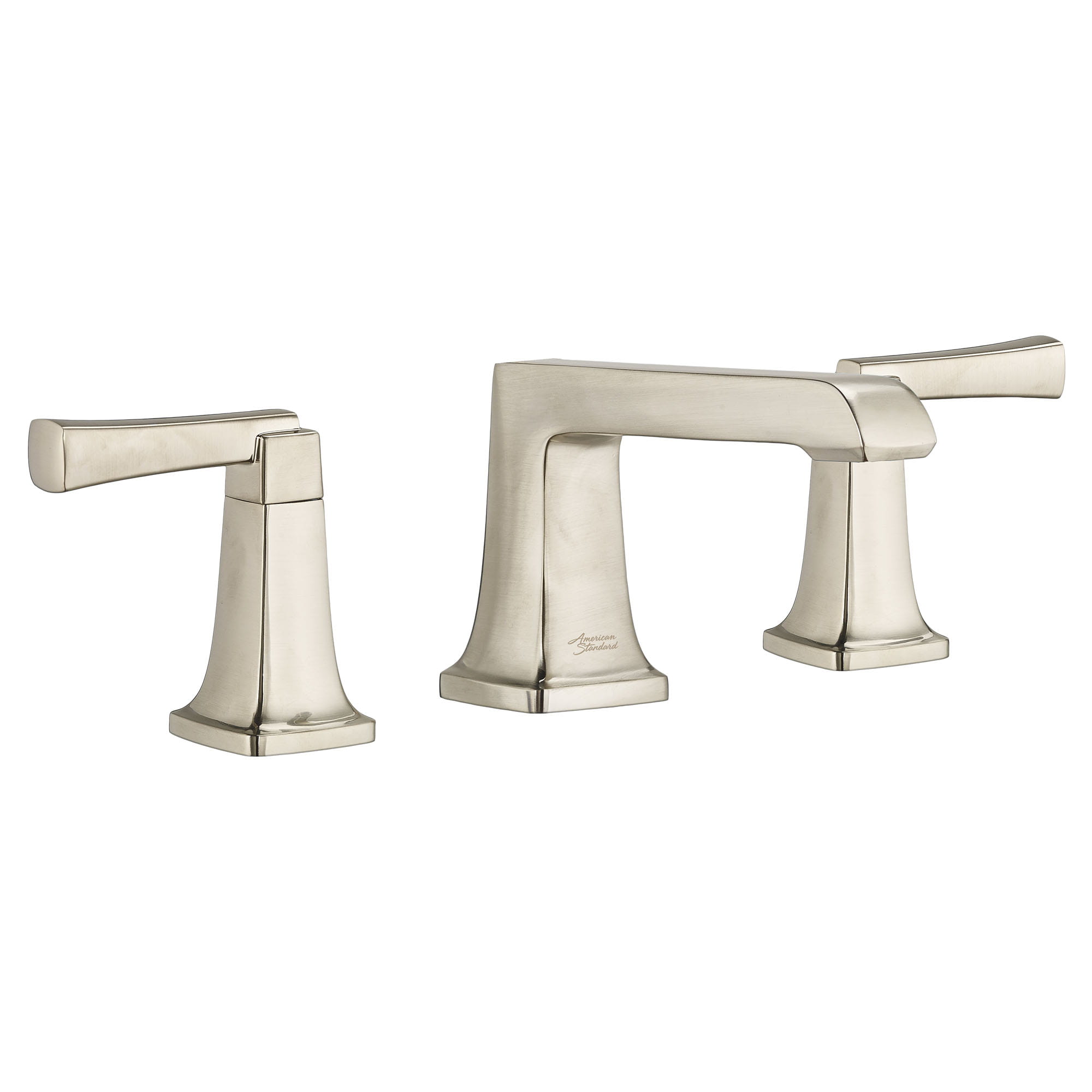 Townsend 8 Inch Widespread 2 Handle Bathroom Faucet 12 gpm 45 L min With Lever Handles   BRUSHED NICKEL